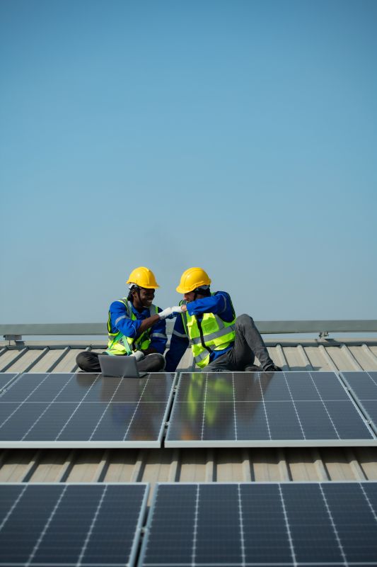 Solar Panel Installation on Roof